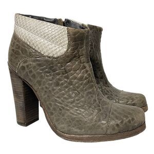 KSUBI Distressed Leather Booties 37